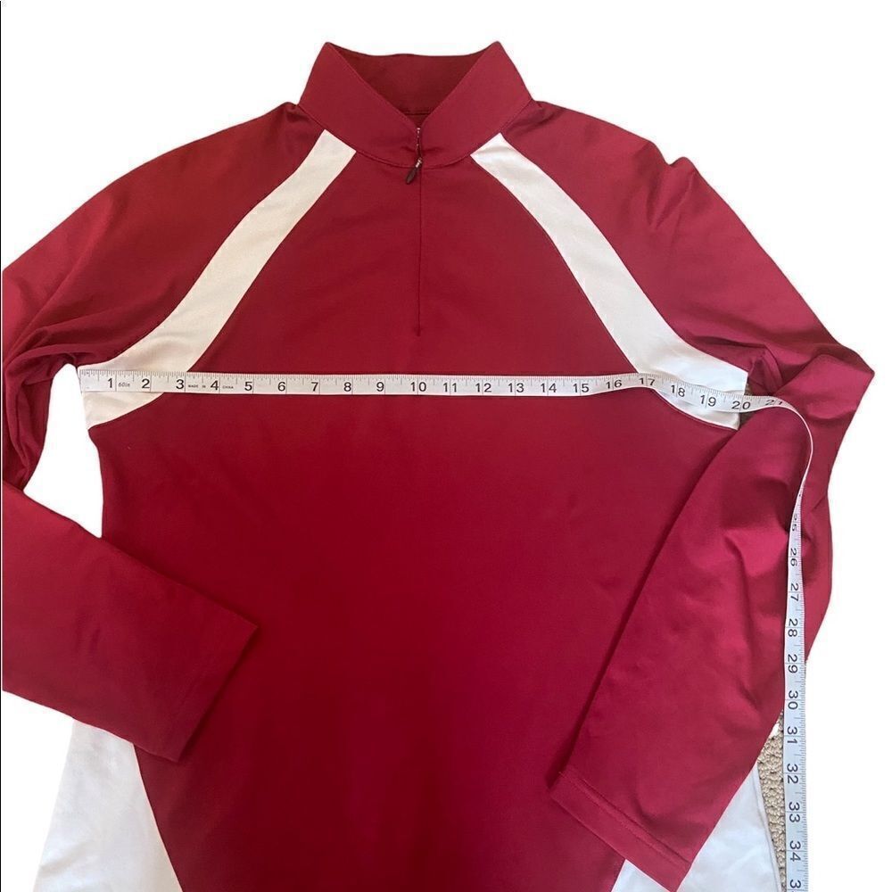 ADIDAS Climawarm Lightweight Long Sleeve Colour Blocked Half Zip Pullover L - Picture 5 of 8